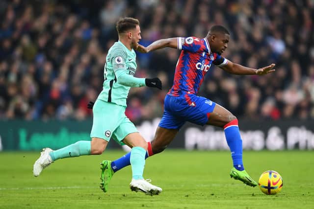 Doucoure in action for Crystal Palace
