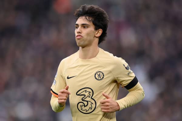 Joao Felix of Chelsea during the Premier League match between West Ham United and Chelsea FC (Photo by Justin Setterfield/Getty Images)