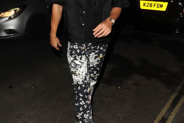 Love Island’s Jack Fowler arrives at the Manny Norte x Bacardi party at The Londoner. (Picture: Streamline PR) 