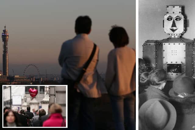 ‘London is the perfect city to spend a romantic Valentine’s Day with your significant other.’ (Pictures: Carla De Souza/Carl Court/London Express/Getty Images)