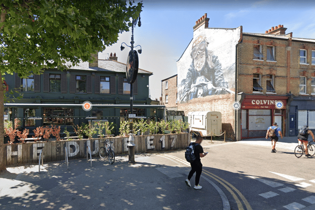 Three men were found stabbed inside The Duke pub in Walthamstow. Credit: Google Maps