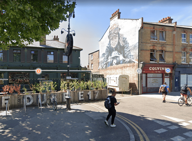 Three men were found stabbed inside The Duke pub in Walthamstow. Credit: Google Maps