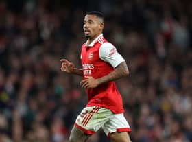 Gabriel Jesus is set to start against Sporting. Credit: Getty.