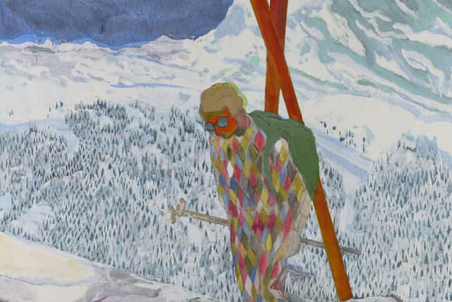 Alpinist, 2022, by Peter Doig.