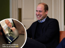 Prince William shocked the teens during their school lunch break