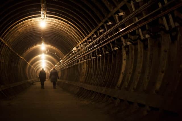 Explore abandoned passages in the Hidden Underground tours. Credit: TfL