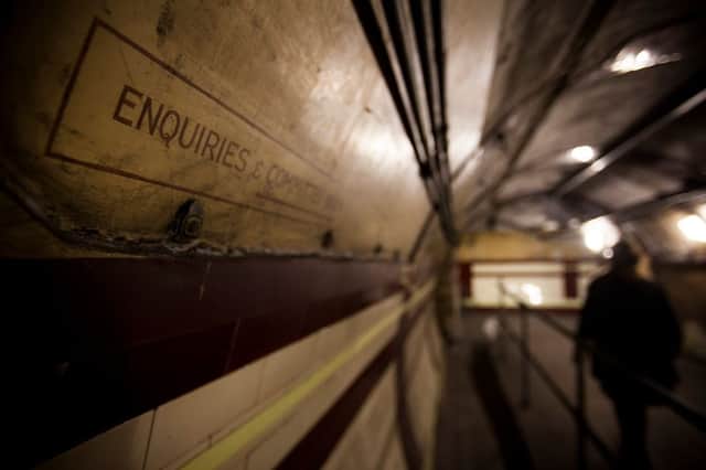 Down Street station tour. Credit: TfL