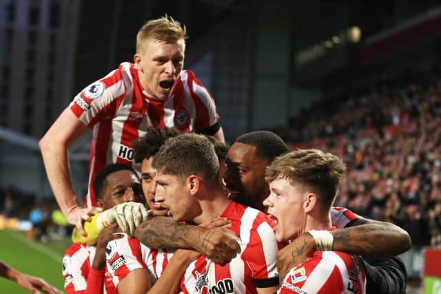 Brentford are on track to secure a third successive season in the Premier League (Image: Getty Images) 