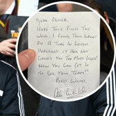 Alan Curbishley added a note as he reunited the Walsall fan with his wallet (Image: Getty)