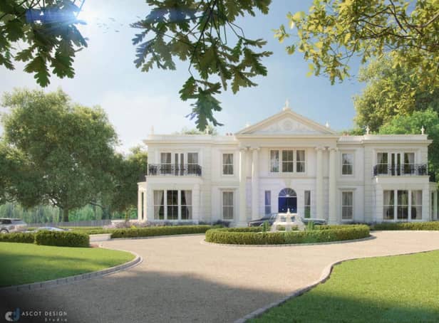 The plot of land and proposed property would be just five miles away from the Chelsea FC Cobham training ground.