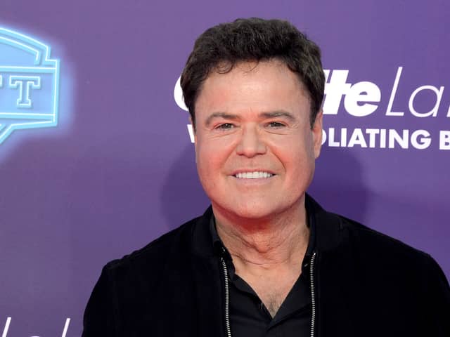 Donny Osmond has announced a UK tour with two shows at London Apollo