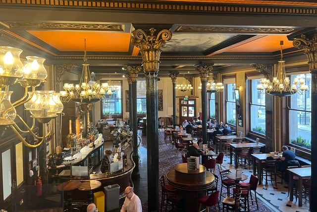 The interior of The Knights Templar, Chancery Lane 