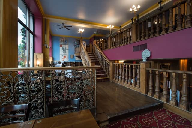 The staircase inside the Liberty Bounds, Tower Hill