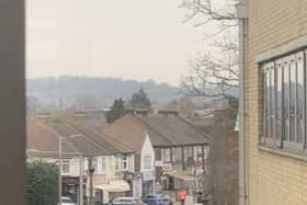 A cordon is in place on Ardleigh Green Road between Squirrels Heath Road and Nelmes Way. Credit: Supplied
