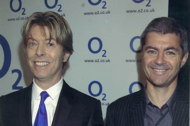 David Bowie and Alan Edwards