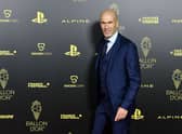 Zinedine Zidane attends the Ballon D’Or photocall at Theatre Du Chatelet In Paris on October  (Photo by Aurelien Meunier/Getty Images)