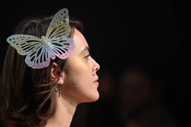 A Paskal creation at the Ukrainian Fashion Week event as part of London Fashion Week. (Picture: Justin Talllis/AFP via Getty Images)