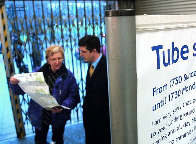Aslef members working on the London Underground will strike on March 15. Credit: Getty Images
