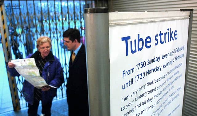Aslef members working on the London Underground will strike on March 15. Credit: Getty Images