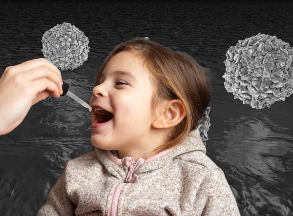 A preventative booster shot campaign for children was rolled out after poliovirus was discovered in London wastewater last year.
