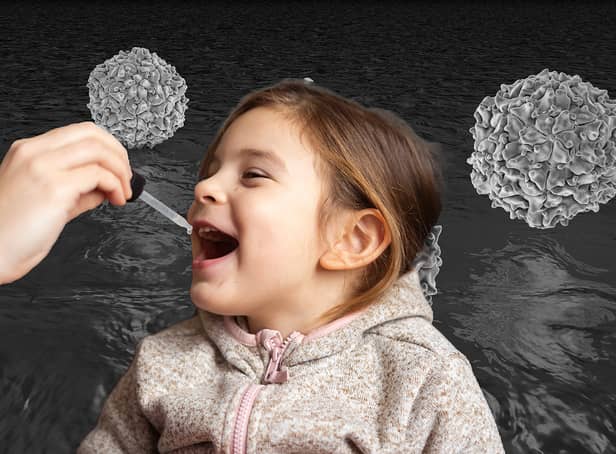 A preventative booster shot campaign for children was rolled out after poliovirus was discovered in London wastewater last year.