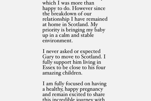Laura Anderson Statement Instagram