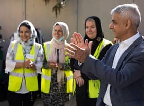 Sadiq Khan announces funding for 600 new homes for Afghan and Ukrainian refugees. Credit: Getty Images