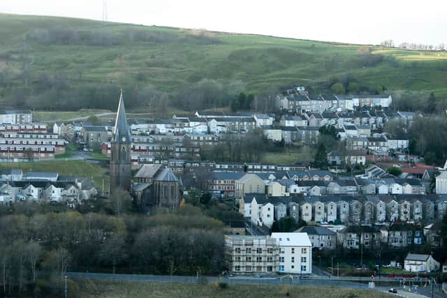 The earthquake was felt in Ebbw Vale, South Wales. Picture: GEOFF CADDICK/AFP via Getty Images