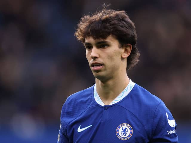   Joao Felix of Chelsea in action during the Premier League match between Chelsea FC and Southampton FC  (Photo by Julian Finney/Getty Images)