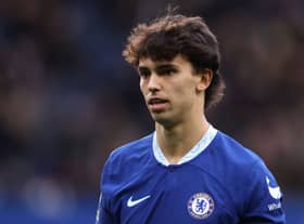   Joao Felix of Chelsea in action during the Premier League match between Chelsea FC and Southampton FC  (Photo by Julian Finney/Getty Images)