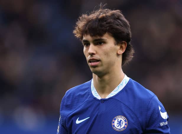   Joao Felix of Chelsea in action during the Premier League match between Chelsea FC and Southampton FC  (Photo by Julian Finney/Getty Images)