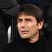 Antonio Conte, manager of Tottenham Hotspur during the UEFA Champions League round  (Photo by Catherine Ivill/Getty Images)