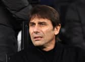 Antonio Conte, manager of Tottenham Hotspur during the UEFA Champions League round  (Photo by Catherine Ivill/Getty Images)
