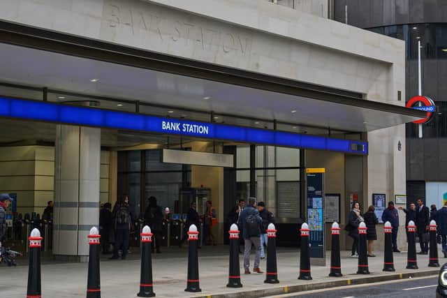 The new Bank station entrance at Cannon Street. Credit: TfL