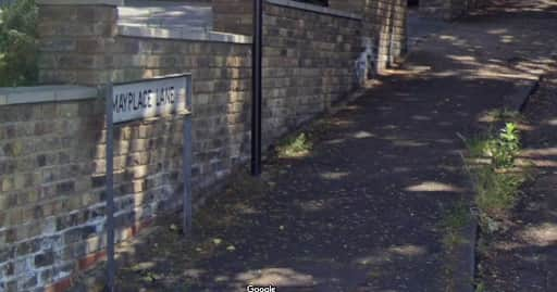 The boy, 19, was found suffering with stab injuries on Mayplace Lane in Woolwich. Credit: Google