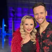 Carley Stenson faced a horrible injury on Sunday night’s Dancing on Ice (@markhanretty - Instagram)