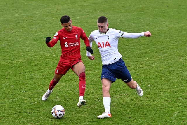 Maksim Paskotsi in action against Liverpool.  