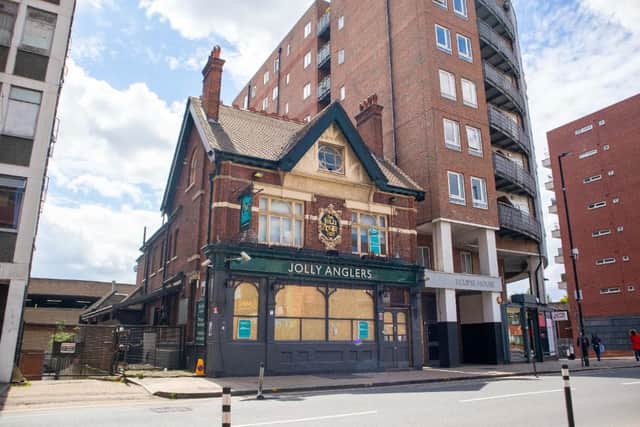 The Jolly Anglers is up for sale with an asking price of  £1.85m
