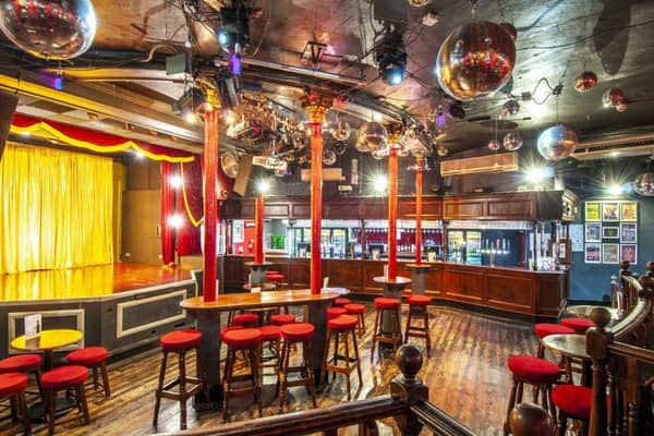 The interior of The Royal Vauxhall Tavern which is up for sale