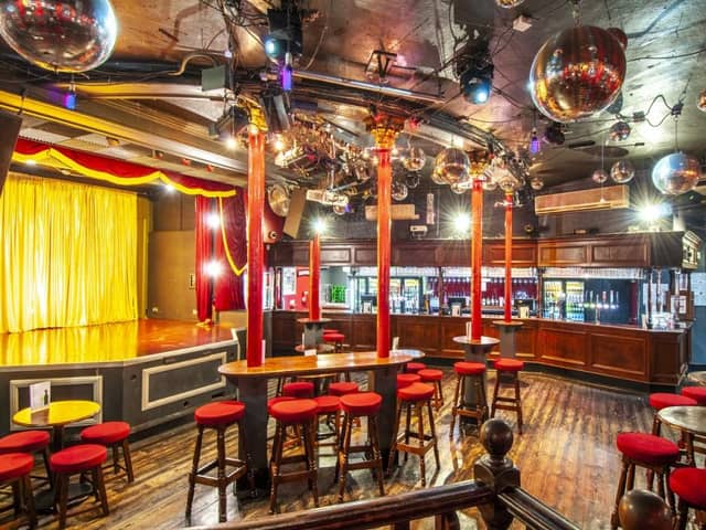 The interior of The Royal Vauxhall Tavern which is up for sale