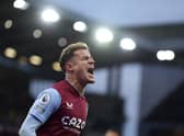Philippe Coutinho of Aston Villa celebrates scoring their sides goal which is later ruled offside during the Premier League  (Photo by Richard Heathcote/Getty Images)