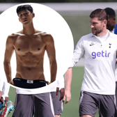 Son shared images from his Calvin Klein campaign on Instagram (Image: Instagram @hm_son7 / Getty)