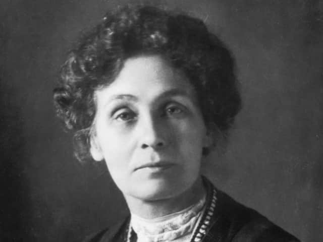 British feminist and leader of the suffrage movement, Emmeline Pankhurst (1858 - 1928).   (Photo by Edward Gooch Collection/Getty Images)