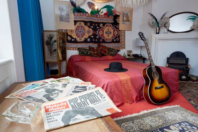 The main room of Jimi Hendrix’s 23 Brook Street flat. (Picture: Michael Bowles/Handel & Hendrix in London)