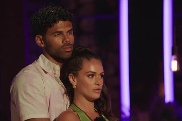 Olivia Hawkins and Maxwell Samuda have been dumped from Love Island 2023 (Credit ITV)