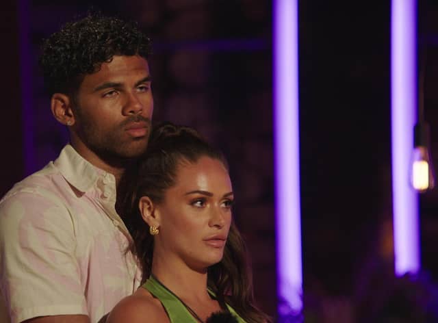 Olivia Hawkins and Maxwell Samuda have been dumped from Love Island 2023 (Credit ITV)
