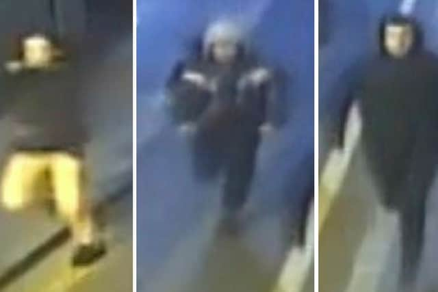 Police want to speak to these three people after an assault in Southwark.