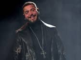 Post Malone onstage during the 63rd Annual Grammy Awards (Getty Images)