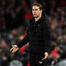  German manager Jurgen Klopp (L) and Wolverhampton Wanderers' Spanish head coach Julen Lopetegui  (Photo by PAUL ELLIS/AFP via Getty Images)