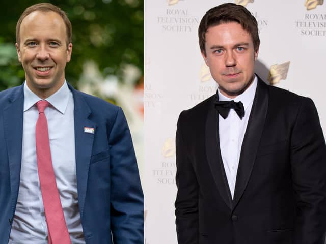 Matt Hancock and Andrew Buchan (Getty Images)